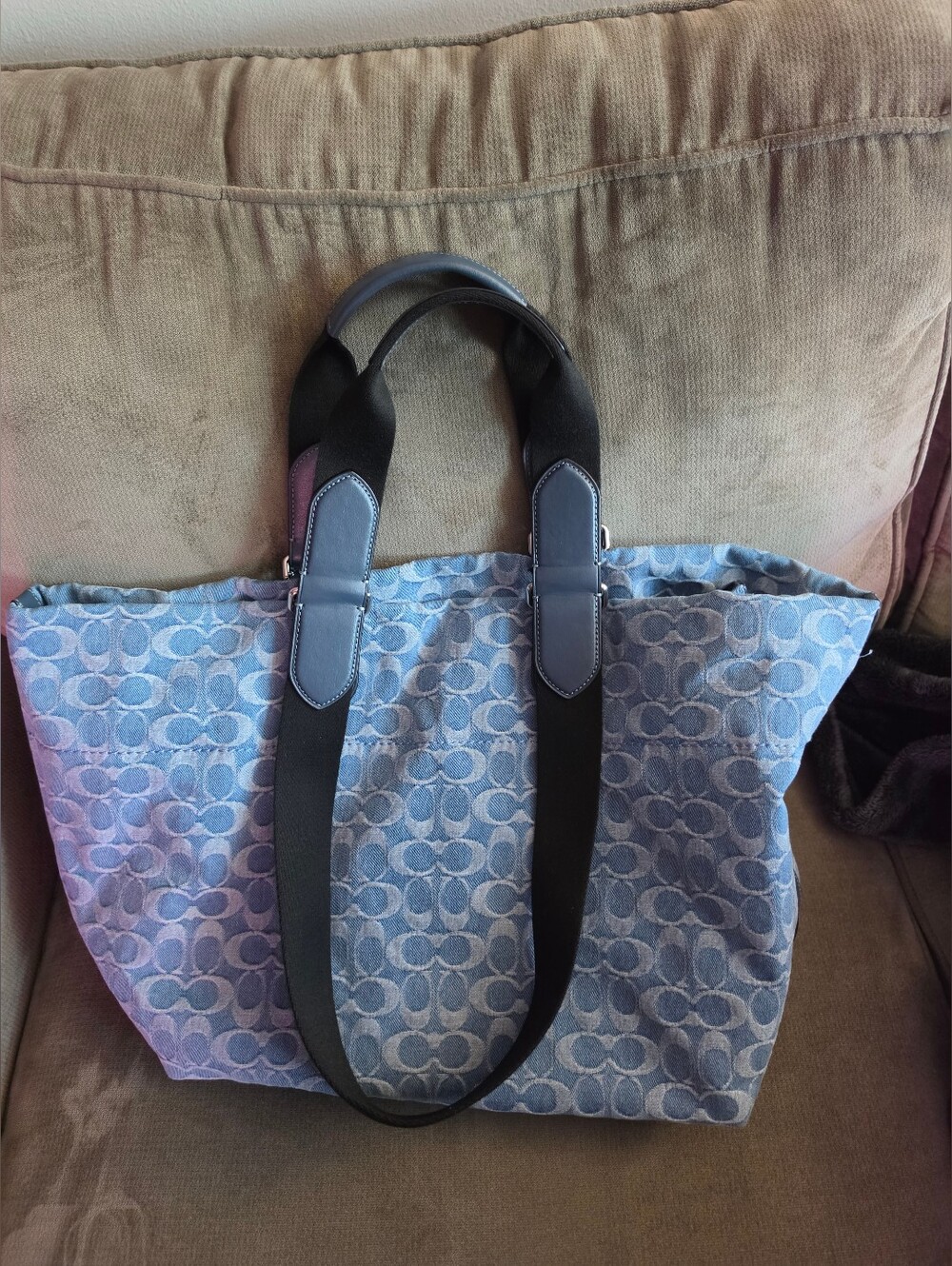 Coach Small Tour Bag In Signature Denim